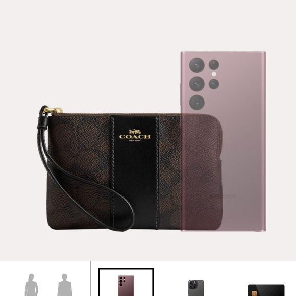 Coach wristlet letter signa corner zip
: Length: 6.25"
Height: 4.0"
Width: 0.5" - Picture 6 of 6